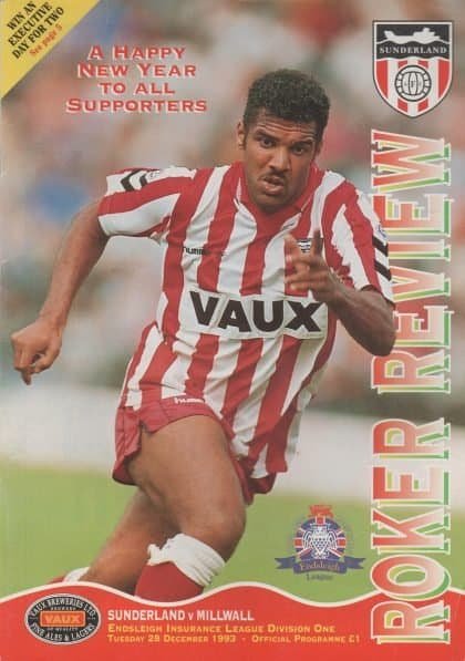 Sunderland v Millwall 28-Dec-1993