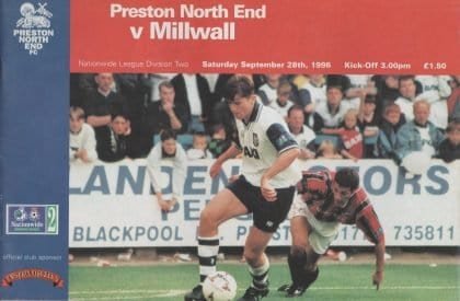 Preston North End v Millwall 28-Sep-1996