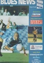 Birmingham City v Millwall 31-Oct-1993
