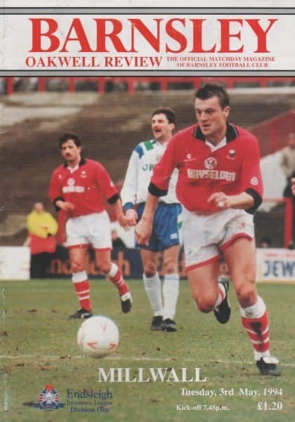 Barnsley v Millwall 03-May-1994