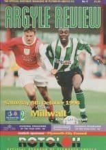 Plymouth Argyle v Millwall  05-Oct-1996