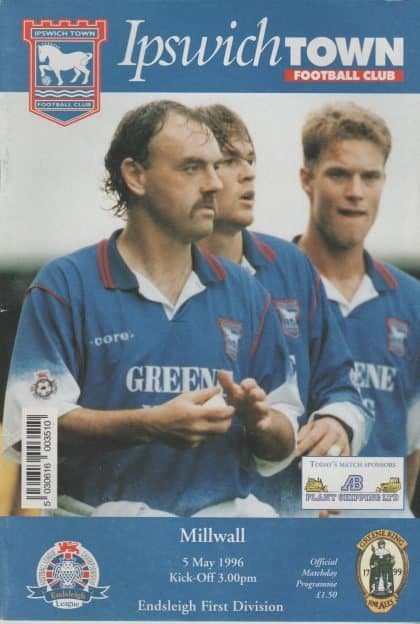 Ipswich Town v Millwall 05-May-1996