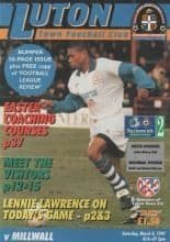 Luton Town v Millwall 08-Mar-1997