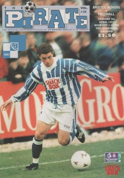 Bristol Rovers v Millwall 08-Apr-1997