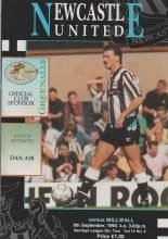 Newcastle United v Millwall 08-Sep-1990