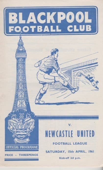 Blackpool v Newcastle United  15-Apr-1961