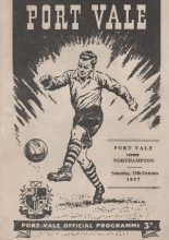Port Vale v Northampton Town 19-Oct-1957
