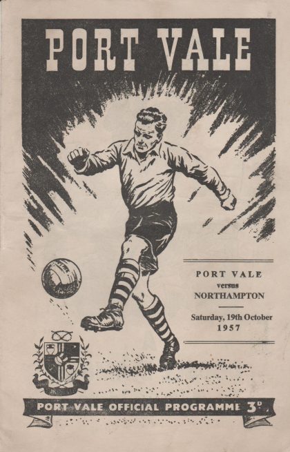 Port Vale v Northampton Town 19-Oct-1957