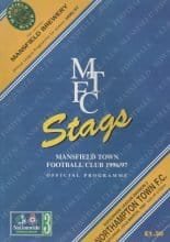 Mansfield Town v Northampton Town  22-Mar-1997