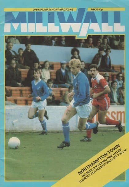 Millwall v Northampton Town 31-Aug-1982