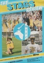 Mansfield Town v Notts County  12-Mar-1988