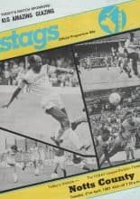 Mansfield Town v Notts County 21-Apr-1987