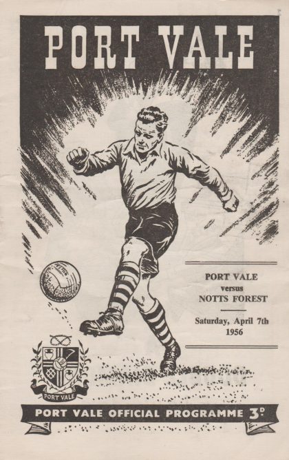 Port Vale v Nottingham Forest 07-Apr-1956