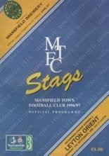 Mansfield Town v Leyton Orient 14-Sep-1996