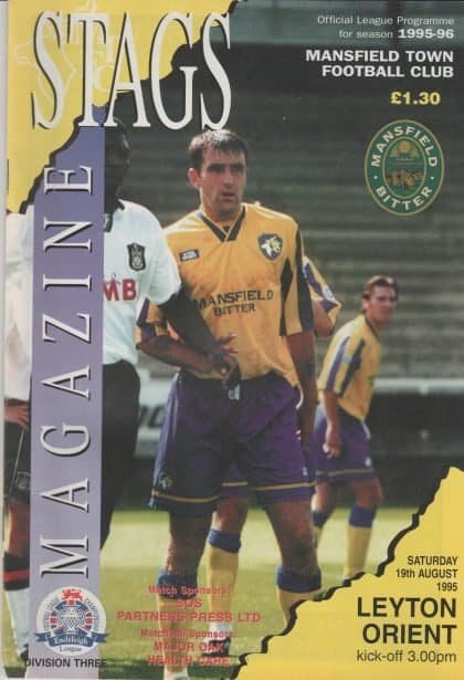 Mansfield Town v Leyton Orient 19-Aug-1995