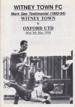 Witney Town v Oxford United 09-May-1994