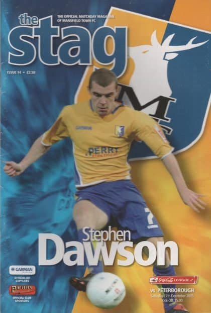 Mansfield Town v Peterborough United  17-Dec-2005