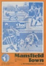 Mansfield Town v Peterborough United  23-Jan-1982