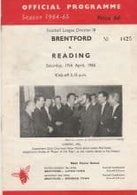 Brentford v Reading 17-Apr-1965