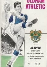 Oldham Athletic v Reading 02-Nov-1963