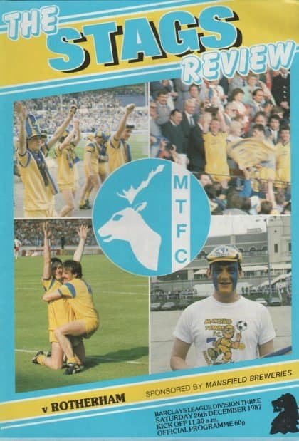Mansfield Town v Rotherham United 26-Dec-1987