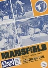 Mansfield Town v Southend United 07-Mar-1981