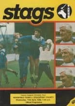 Mansfield Town v Stockport County 17-Apr-1985