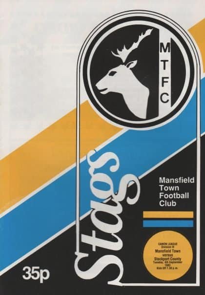 Mansfield Town v Stockport County 06-Sep-1983