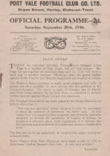 Port Vale v Swindon 28-Sep-1946