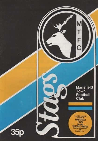 Mansfield Town v Torquay United 15-Oct-1983