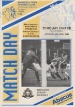 Mansfield Town v Torquay United 29-Apr-1995