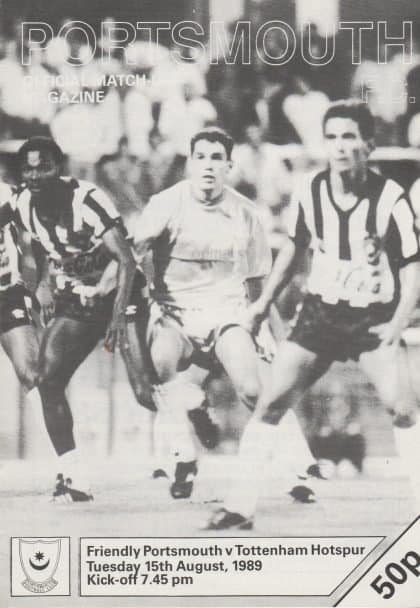 Portsmouth v Tottenham Hotspur  15-Aug-1989