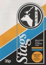 Mansfield Town v Tranmere Rovers 17-Sep-1983