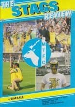 Mansfield Town v Walsall 05-Apr-1988