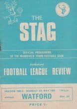 Mansfield Town v Watford 05-May-1969