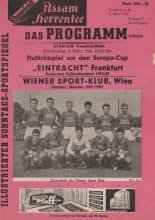 Eintracht Frankfurt v Weiner Sport Club 03-Mar-1960