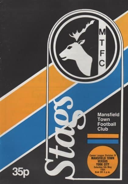 Mansfield Town v York City 05-May-1984