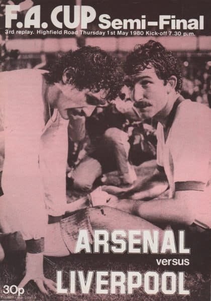 Arsenal v Liverpool 01-May-1980
