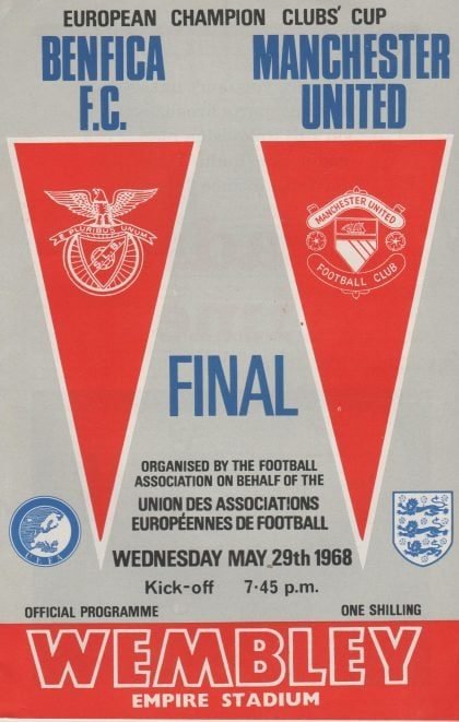 Benfica v Manchester United  29-May-1968