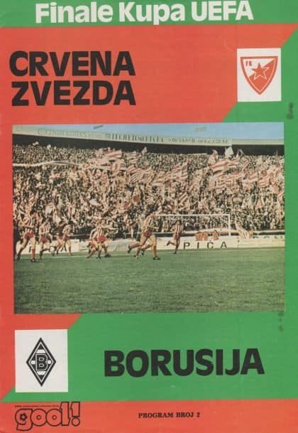 Red Star Belgrade v Borussia Monchengladbach  09-May-1979