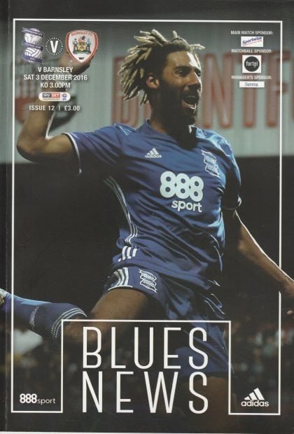 Birmingham City v Barnsley 03-Dec-2016