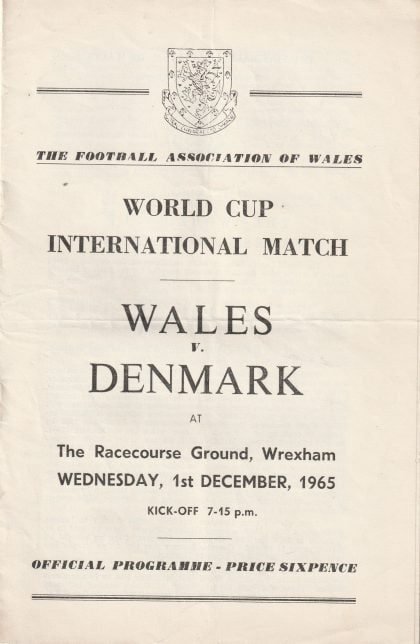 Wales v Denmark 01-Dec-1965