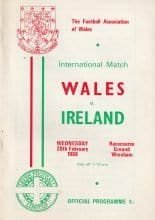 Wales v Northern Ireland 28-Feb-1968