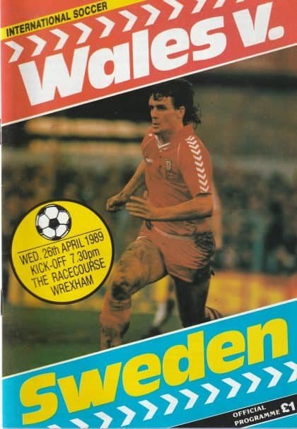Wales v Sweden  26-Apr-1989