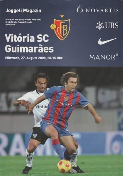 FC Basel v Vitória SC Guimarães  27-Aug-2008