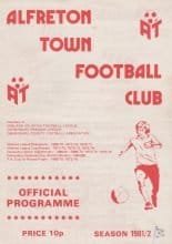 Alfreton Town v Accrington Stanley  11-Sep-1982