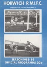 Horwich RMI v Accrington Stanley 13-Feb-1984