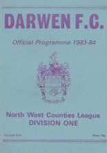 Darwen v Accrington Stanley 1983-84