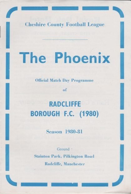 Radcliffe Borough v Accrington Stanley 24-Jan-1981