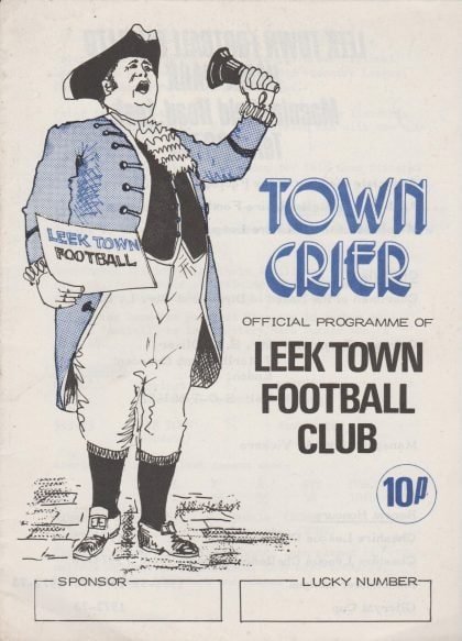 Leek Town v Accrington Stanley 26-Nov-1983